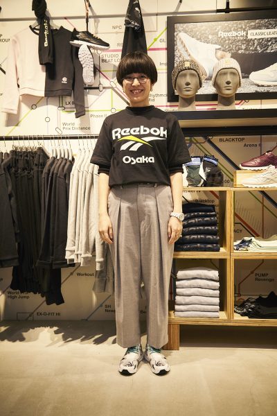 山根あい（36）Reebok Classic Store 広島 店長<br />
「11/2オープンの広島もよろしくお願いします」