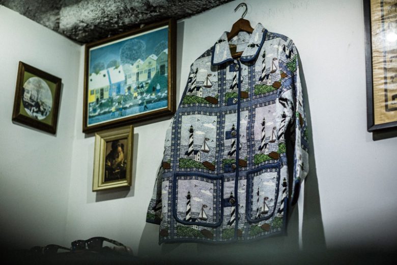 ゴブラン織で海を連想させる柄を表現したブレアーのノーティカルJKT ¥9800［USED］