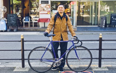 上野谷 勉さん（30）<br />
Jurrian-mayスタイリスト<br />
キヨミヤザワのピストバイク >> 乗車歴4年