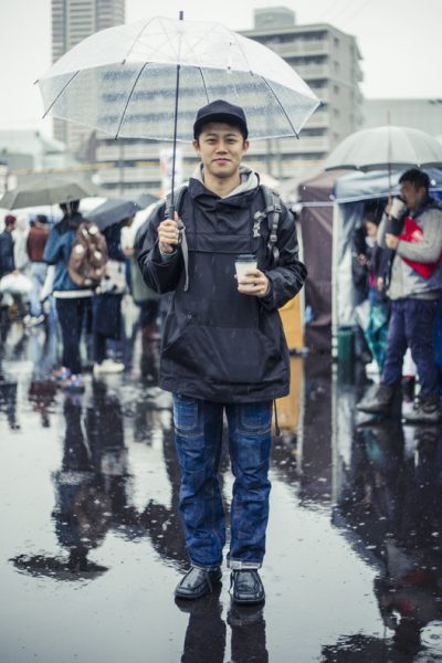 石田和也さん（24）学生<br />
「雨なんだなぁー。ありがとうございました」