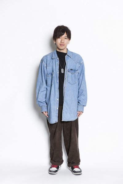 森岡勇貴さん（20）大学生<br />
「I love denim」