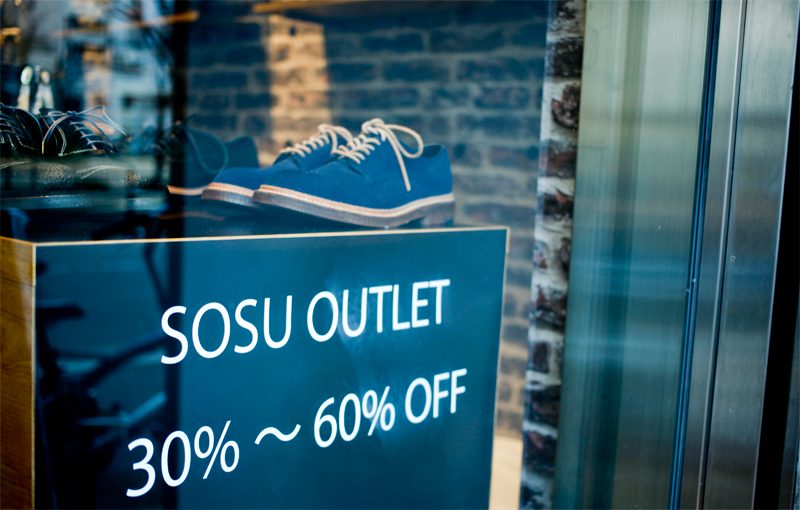 全商品30~60% OFF!! MIHARA YASUHIROのアウトレットストア『SOSU OUTLET』オープン