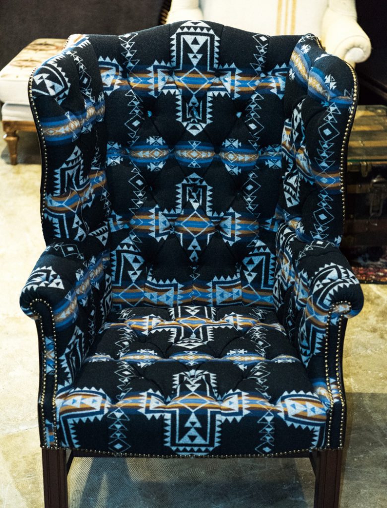 Winback armchair x Pendleton ¥190000