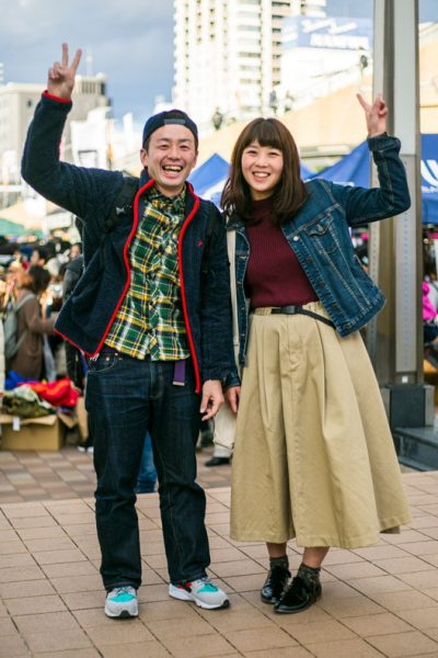 左<br />
太田良平さん（26） 公務員<br />
「初めて来ました!! スゴイ!!」<br />
<br />
右<br />
西田あかねさん（26） 公務員<br />
「初のカジフェス!　楽しい！」