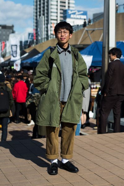 山本真史さん（22） 学生<br />
「卒論頑張ります」