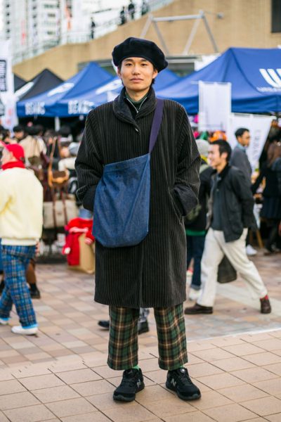 川口哲平さん（22） 学生<br />
「岡山から来ました」