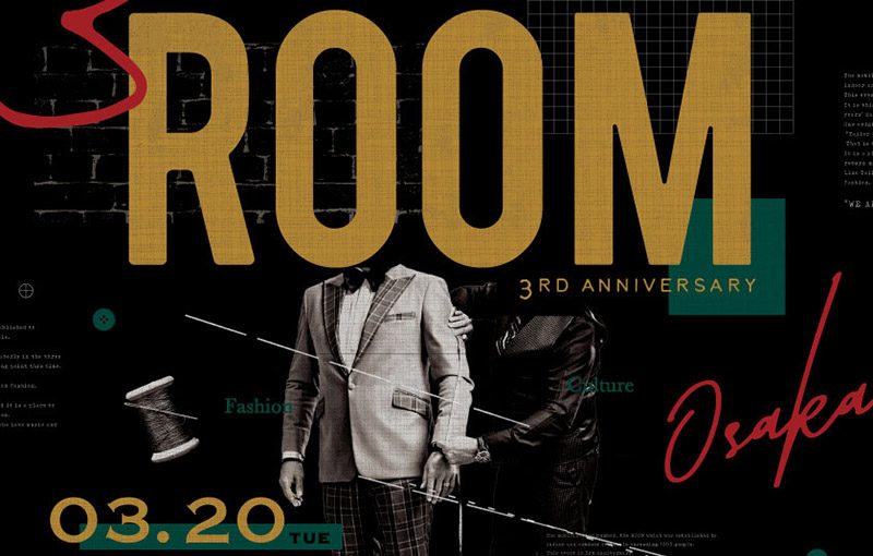 関西を代表するインドアフェス「ROOM」が3周年！3月20日は心斎橋JOULEへ