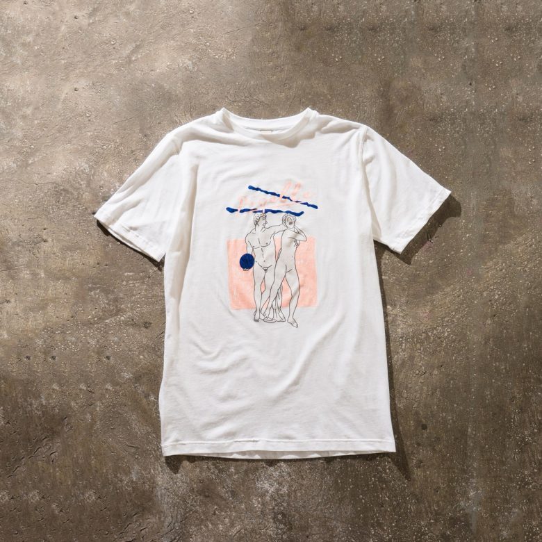 ピガール×フェイスのTシャツ各¥11000