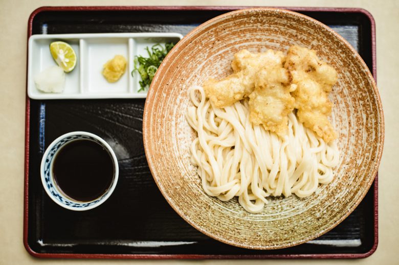 唐揚げぶっかけうどん ￥650（3個入り）