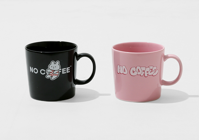 【NO COFFEE × きっこうちゃん】MUG CUP 各¥1800+tax　<br />
※NO COFFEE限定販売