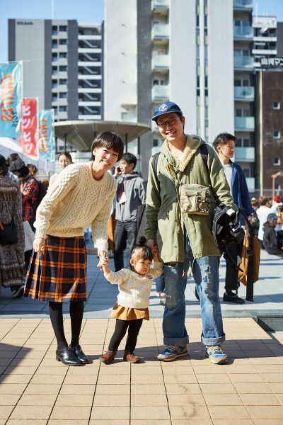 ばんばファミリー<br />
「ランチキとビームスで色々買いました」