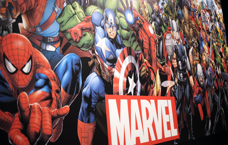 映画の､コミックのMARVELワールドが梅田で体験できる『マーベル展』開催中。