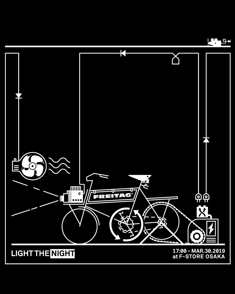 FREITAG Store Osaka
1st Anniversary Event
｢LIGHT THE NIGHT」