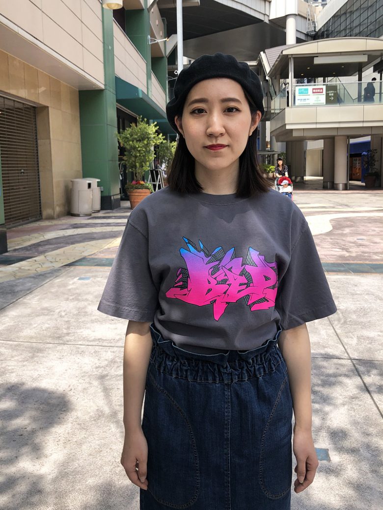 ブラックアイパッチのTシャツ¥7000