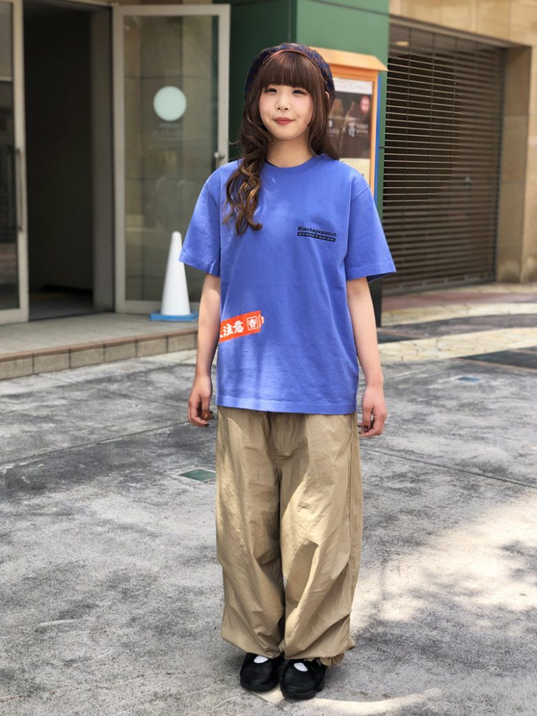 ブラックアイパッチのTシャツ¥7000