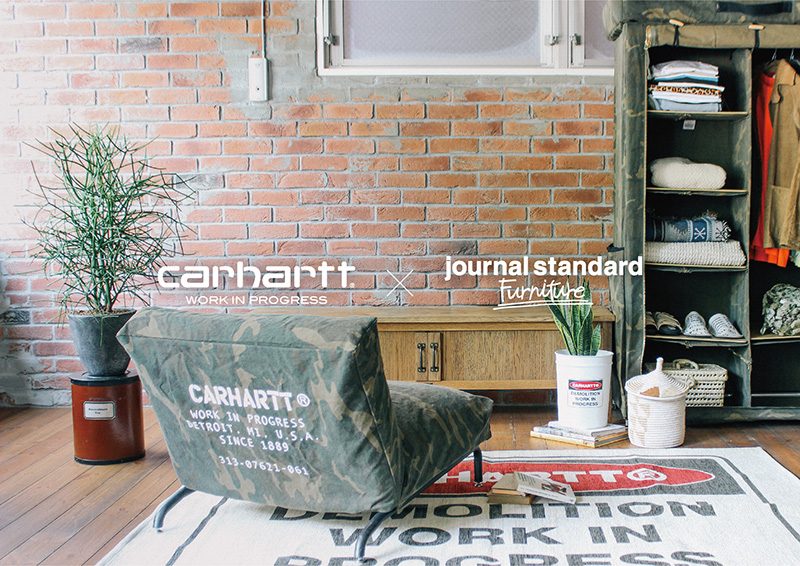 ｢Carhartt WIP｣と｢journal standard Furniture｣によるコラボレーション企画第２弾が6月1日（土）より発売です。