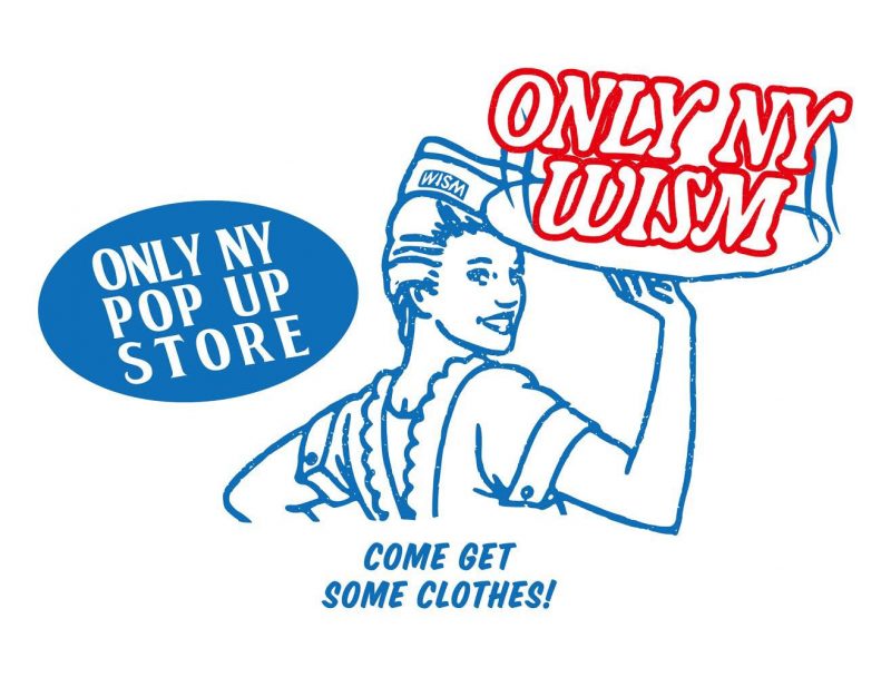 好評の「ONLY NY╳WISM」によるカプセルコレクションが発売開始!!