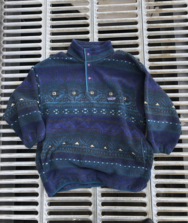 ’90s Patagoniaのフルースハーフスナップ¥3000