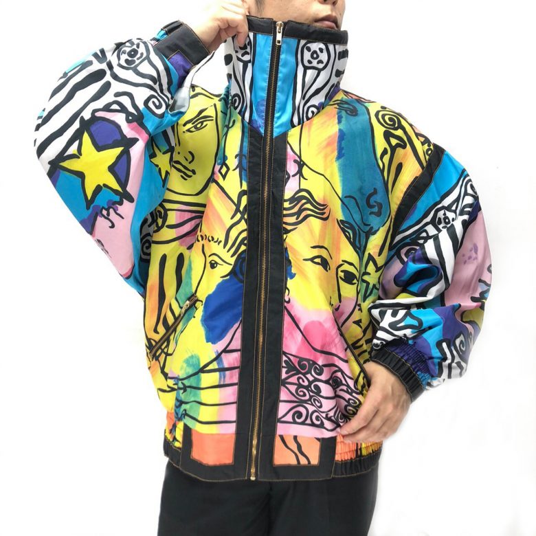 Art nylon jacket ¥7,400-