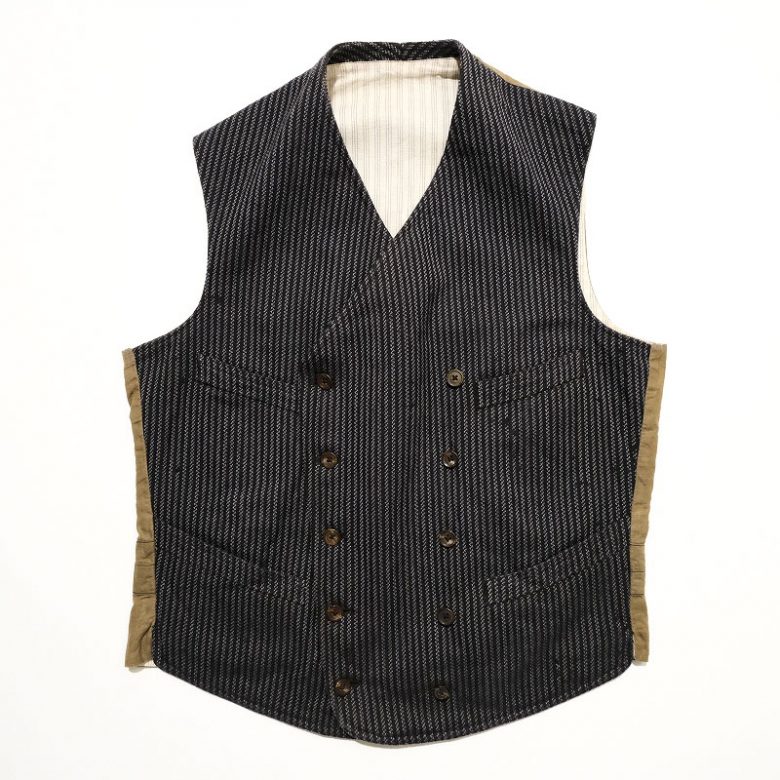 〜1910年代 DOUBLE BREASTED WAISTCOAT<br />
¥30,800