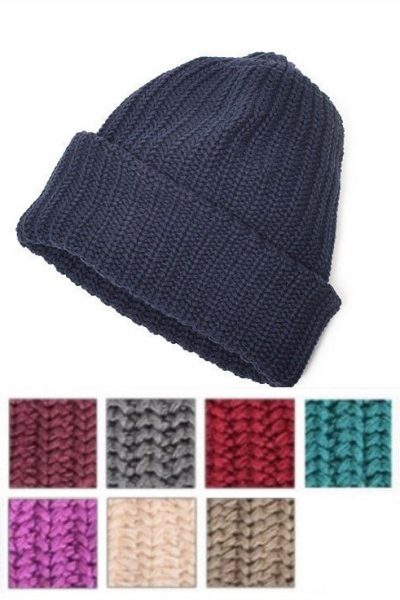 COLUMBIAKNITのSOLID COTTON KNIT CAP ¥3850