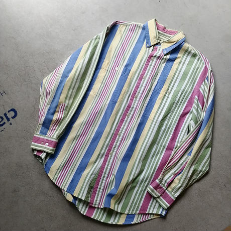 90's LANDS' END Multi Stripe L/S Shirt<br />
¥6,380 <br />
