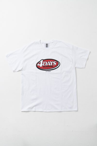 “4DAYS ROLLERSKATING BY TENBOX” Tee（WHT）¥6800