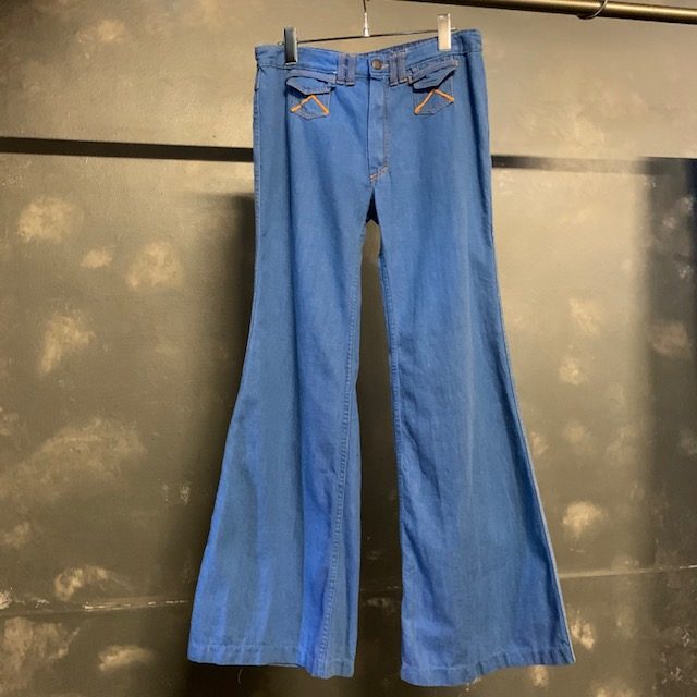 70's ベルボトムデニムパンツ　¥7000＋tax