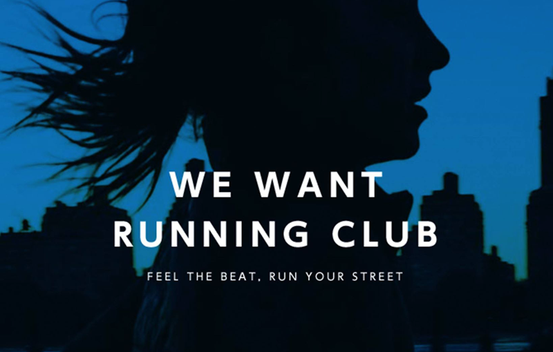 “CLUB”と“RUN”が融合!? 「WE WANT RUNNING CLUB」が5月23日よりスタート